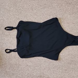 M- Black Slim Tank bodysuit